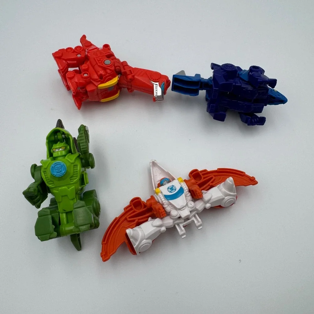 Transformers Rescue Bots Dinobots Kids Transforming Toy Figures 4pc